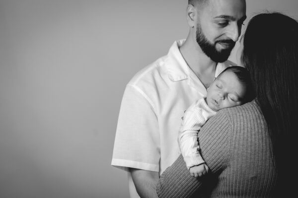 Studio portrait taken at the Evagoras Mandrides studio in Enfield